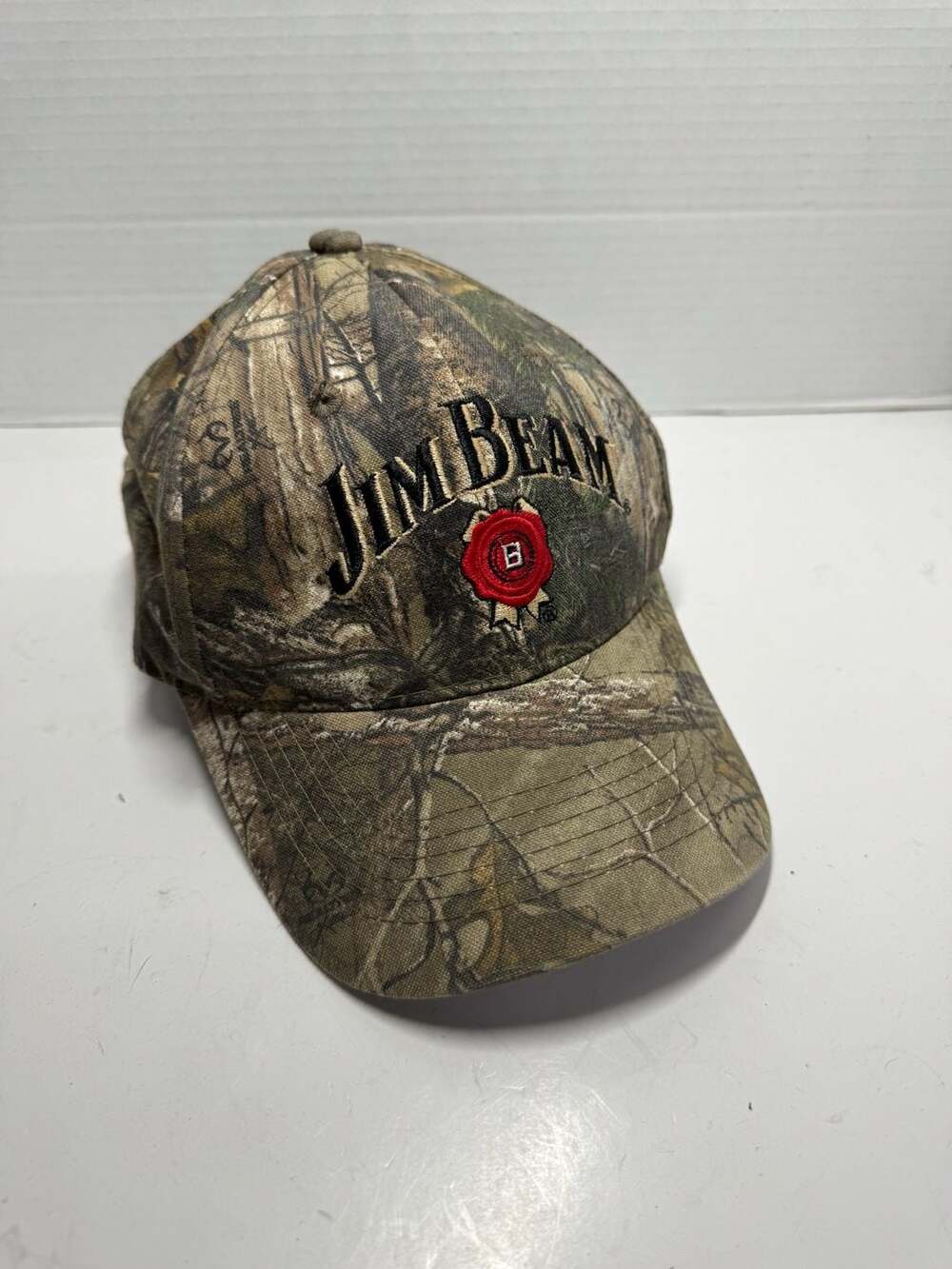 Jim Beam Realtree Camo Adjustable Baseball Hat